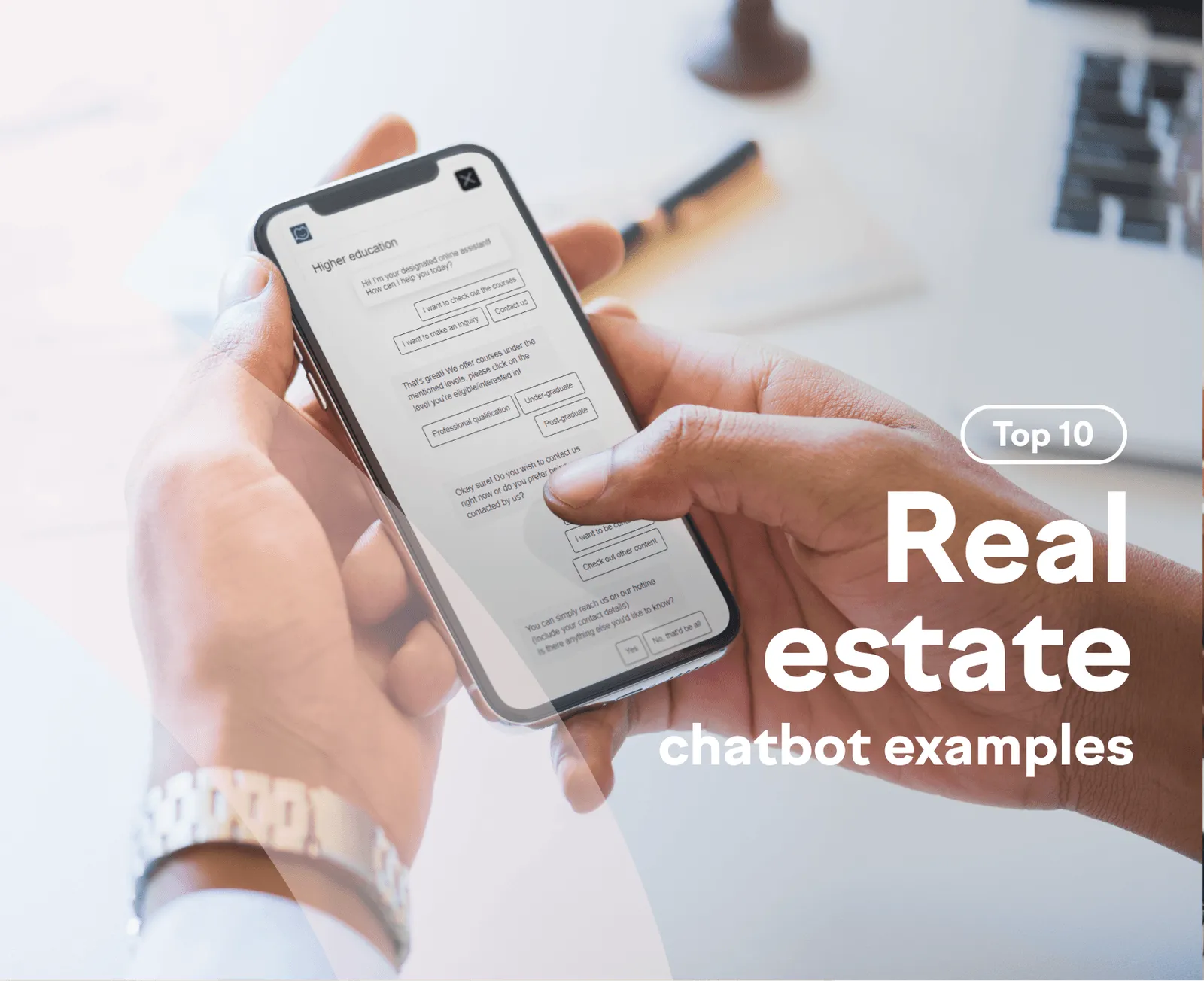 Die 10 besten Beispiele für KI-Chatbots in der Immobilienbranche 2025