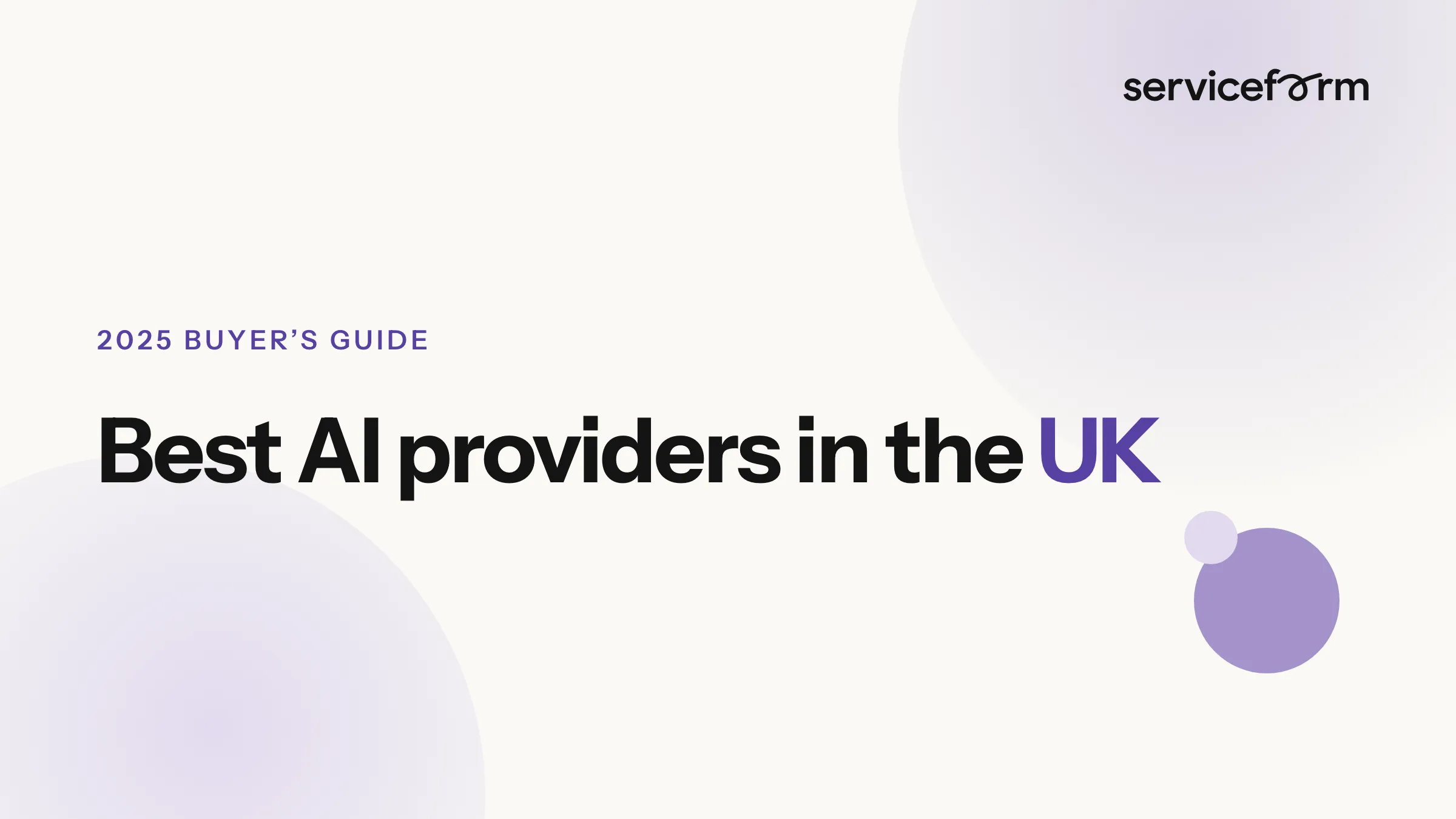 Best AI Providers in the UK 2025