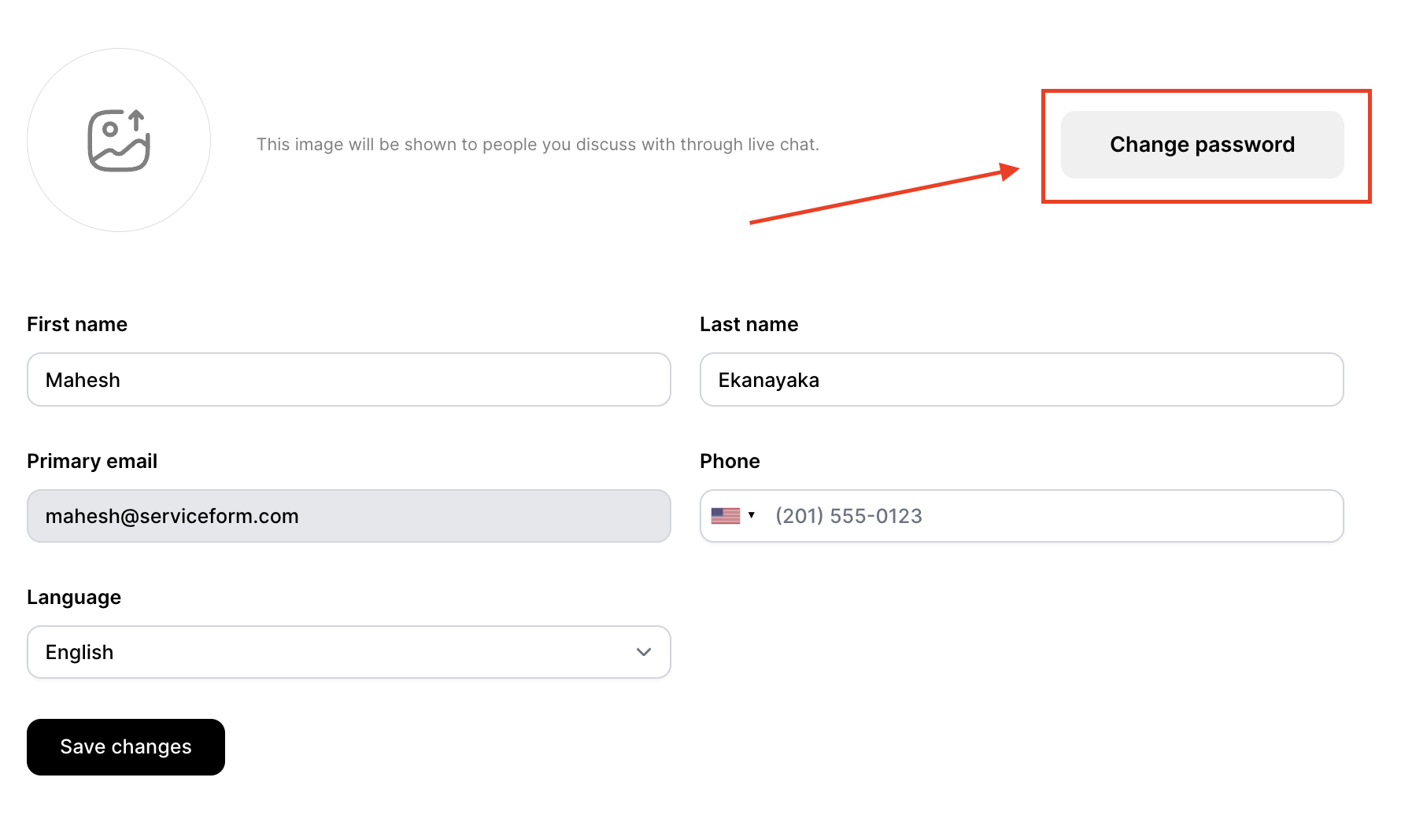 Change Password