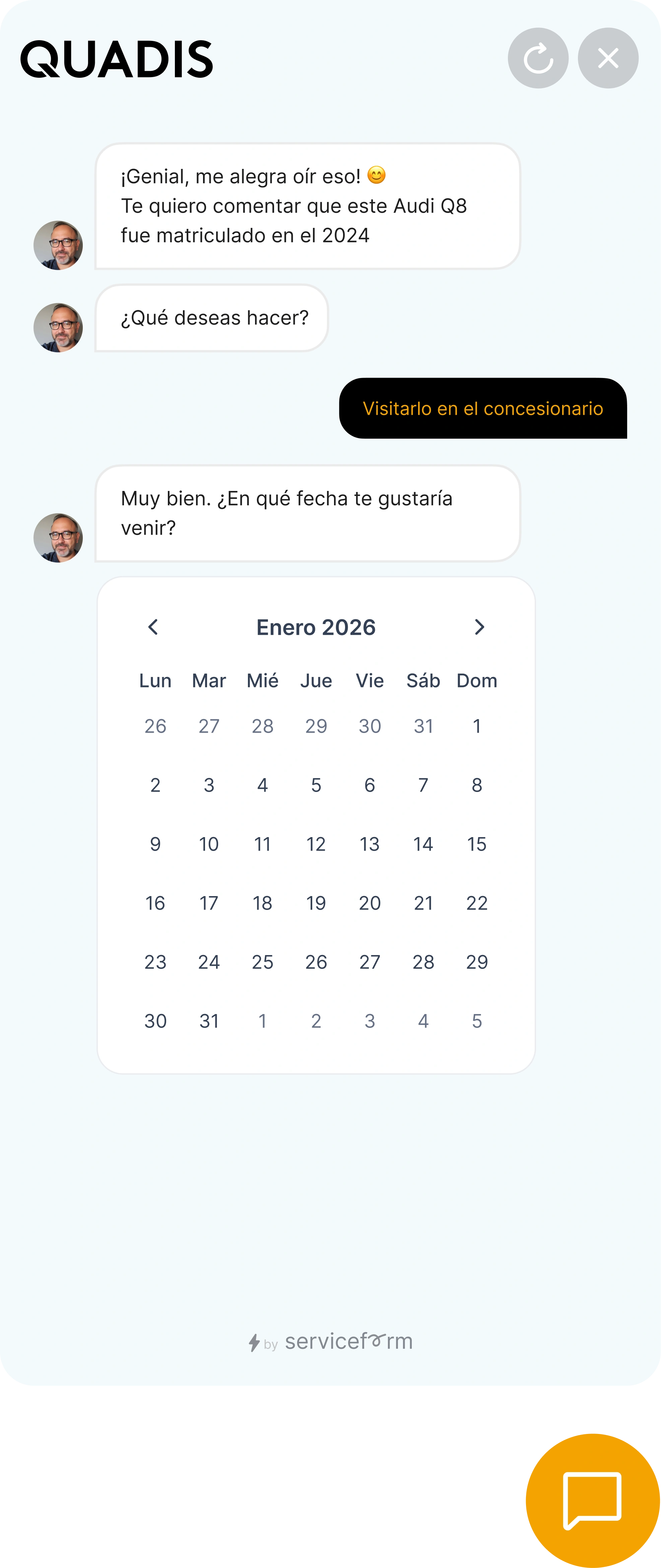 Mira en español — reserva de prueba de manejo