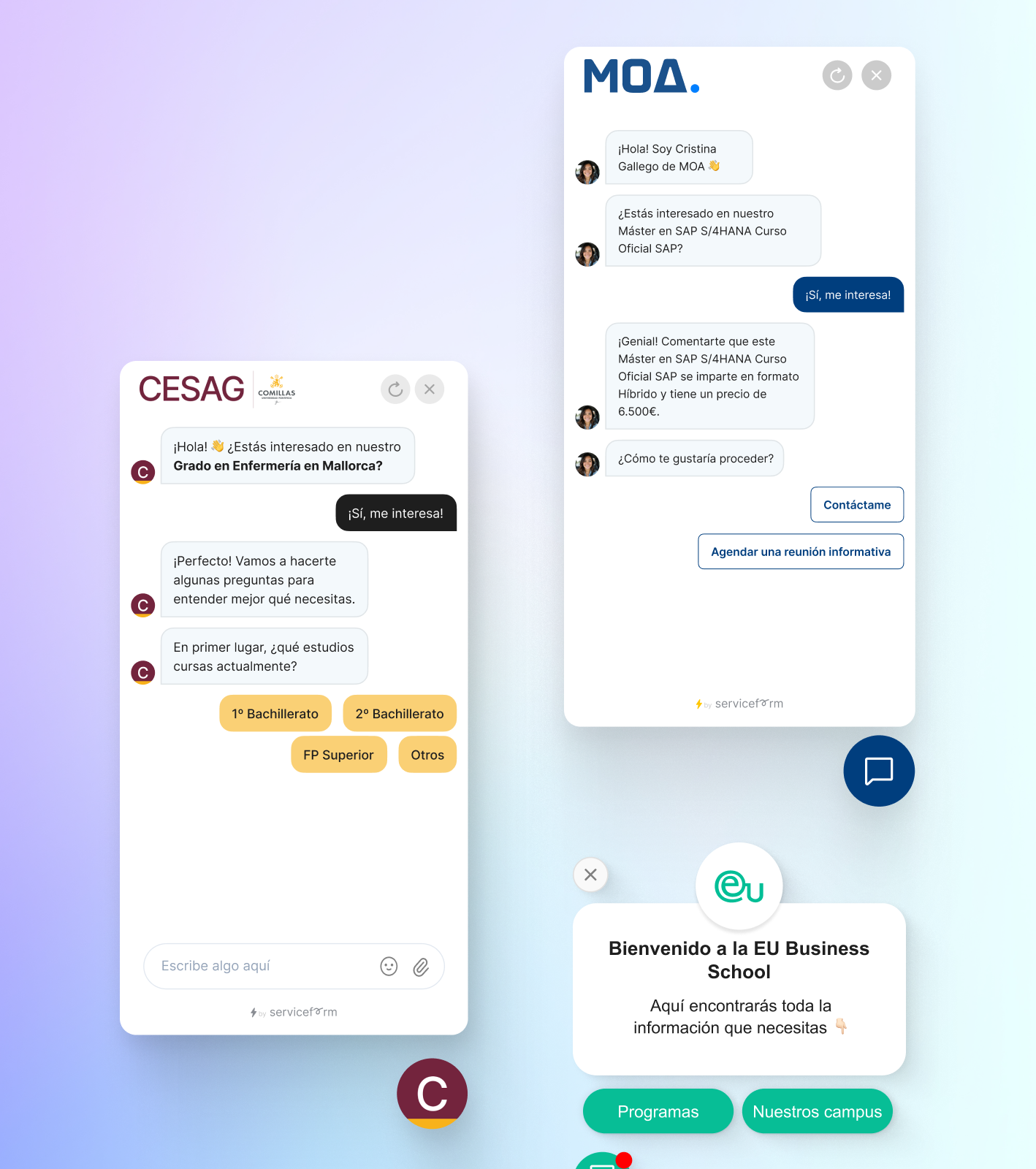 Chatbots, IA y WhatsApp para centros educativos